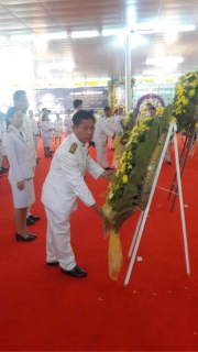 ไฟล์แนบ กปภ.สาขาสามพรานร่วมพิธีวางพวงมาลาและถวายบังคม เนื่องในวันคล้ายวันสวรรคตพระบาทสมเด็จพระปรมินทรมหาภูมิพลอดุลยเดช บรมนาถบพิตร