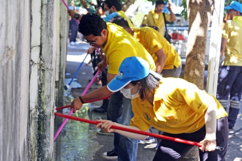 ไฟล์แนบ กปภ.สาขาอุบลราชธานี ร่วมกับ กปภ.ข 8 เข้าร่วมกิจกรรม Big Cleaning Day  และประชาชนจิตอาสา เราทำความ ดี ด้วยหัวใจ"