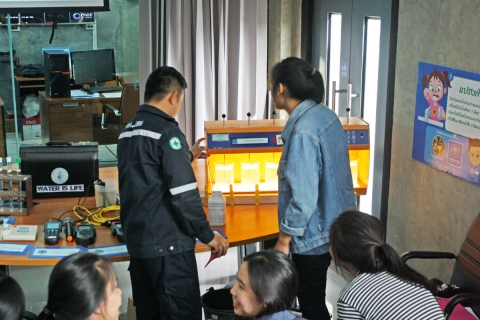 ไฟล์แนบ กปภ.สาขาอุบลราชธานี ต้อนรับนักศึกษาดูงานระบบผลิตน้ำประปา 