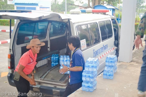 ไฟล์แนบ สาขาบ้านฉาง สนับสนุนน้ำดื่ม งานคัดกรองมะเร็งเต้านม