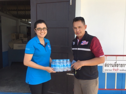 ไฟล์แนบ กปภ.สาขาพนมทวน มอบน้ำดื่มบรรจุขวดให้กับโรงพยาบาลส่งเสริมสุขภาพตำบลบ้านหลุมหิน