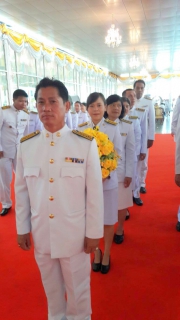 ไฟล์แนบ กปภ.สาขาสามพราน ร่วมพิธีถวายพานพุ่มดอกไม้ราชสักการะ ถวายราชสดุดี และถวายบังคม เนื่องในวันคล้ายวันเฉลิมพระชนมพรรษาพระบาทสมเด็จพระปรมินทรมหาภูมิพลอดุลยเดช บรมนาถบพิตร วันชาติ และวันพ่อแห่งชาติ 