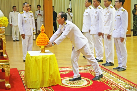 ไฟล์แนบ กปภ.สาขาอุบลราชธานี ร่วมพิธีถวายพานพุ่มราชสักการะ ถวายราชสดุดี และถวายบังคม เนื่องในวันชาติ และวันพ่อแห่งชาติ