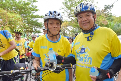 ไฟล์แนบ กปภ.สาขาระยอง ให้บริการน้ำดื่ม กิจกรรม Bike อุ่นไอรัก