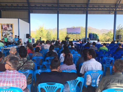 ไฟล์แนบ กปภ.สาขากาญจนบุรี  ออกพื้นที่ ณ อบต.บ้านเก่า ประชุมประชาคมระดับตำบล และมอบน้ำดื่มบรรจุขวดตราสัญลักษณ์ กปภ