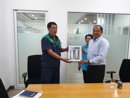 ไฟล์แนบ การประปาส่วนภูมิภาคสาขาบางคล้า เข้าพบลูกค้าสวัสดีปีใหม่ พร้อมนำของที่ระลึกไปมอบให้ลูกค้า