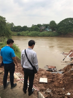 ไฟล์แนบ กปภ.พิจิตร เร่งตรวจสอบหาสาเหตุบ้านริมน้ำน่านทรุดตัว
