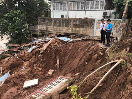 ไฟล์แนบ กปภ.พิจิตร เร่งตรวจสอบหาสาเหตุบ้านริมน้ำน่านทรุดตัว