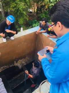 ไฟล์แนบ กปภ.สาขาขลุง ตรวจวัดคุณภาพน้ำและให้คำแนะนำการผลิตน้ำประปาให้กับ ประปาหมู่บ้าน เทศบาลตำบลตกพรหม 