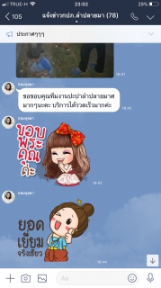 ไฟล์แนบ คำขอบคุณค่ากำลังใจ ผู้ใช้น้ำลำปลายมาศร่วมขอบคุณการดำเนินงานแก้ไขปัญหา