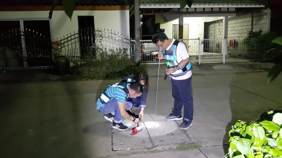 ไฟล์แนบ กปภ.สาขากำแพงเพชร ออกสำรวจหาท่อแตก ท่อรั่ว โดยวิธี Active Leak Control ในหมู่บ้านเอื้ออาทร 