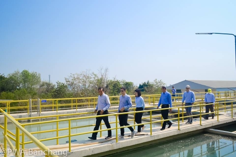 ไฟล์แนบ ประปาบ้านฉาง ต้อนรับ สำนักงานสภาพัฒนฯ เยี่ยมชมกิจการประปา