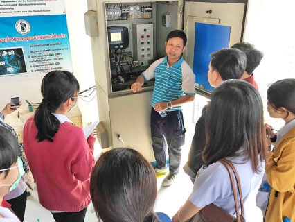ไฟล์แนบ กปภ.สาขาอุบลราชธานี ต้อนรับนักศึกษาดูงานระบบผลิตน้ำประปา