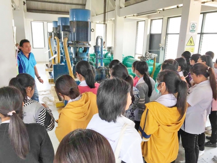 ไฟล์แนบ กปภ.สาขาอุบลราชธานี ต้อนรับนักศึกษาดูงานระบบผลิตน้ำประปา