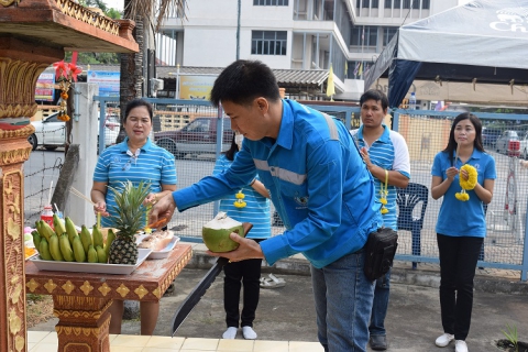 ไฟล์แนบ กปภ.สาขากำแพงเพชร ไหว้สักการะพระแม่ธรณี ศาลพระภูมิเจ้าที่  เนื่องในวันสถาปนาครบรอบ 40 ปีการประปาส่วนภูมิภาค