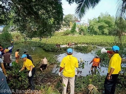 ไฟล์แนบ ประปาบ้านฉาง ใส่ใจแหล่งน้ำ ร่วมลอกผักตบในชุมชน