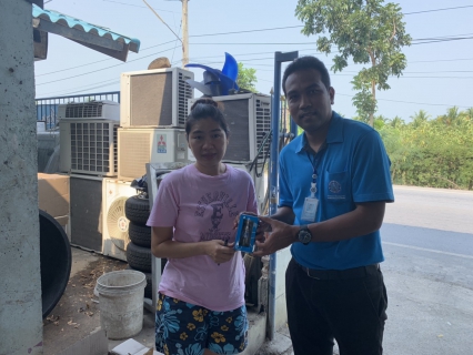 ไฟล์แนบ กปภ.สาขาสามพราน ลงพื้นที่หาลูกค้า บริเวณที่วางท่อขยายเขตแล้วเสร็จ 