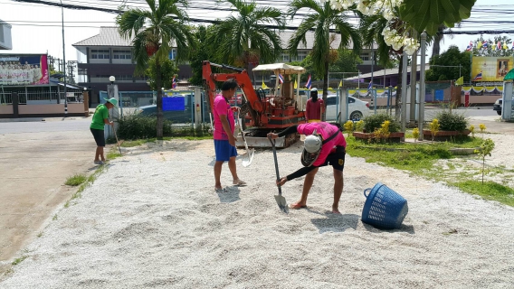 ไฟล์แนบ กปภ.สาขากำแพงเพชร ปรับภูมิทัศน์รอบอาคารสำนักงาน เตรียมรับการตรวจประเมินมาตรฐานศูนย์ราชการสะดวก