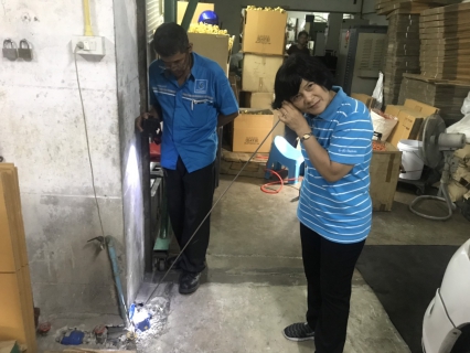 ไฟล์แนบ กปภ.สาขาสามพราน ลงพื้นที่สำรวจหาท่อแตก/รั่ว เพื่อลดน้ำสูญเสียและเพิ่มปริมาณน้ำจำหน่าย 