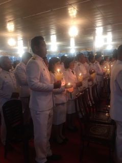 ไฟล์แนบ กปภ.สาขาสามพราน เข้าร่วมพิธีถวายเครื่องราชสักการะและจุดเทียนถวายพระพรชัยมงคล เนื่องในโอกาสวันเฉลิมพระชนมพรรษา สมเด็จพระนางเจ้าสุทิดา พัชรสุธาพิมลลักษณ พระบรมราชินี