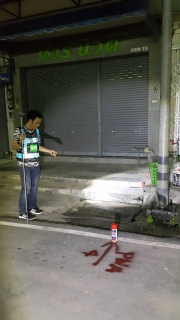ไฟล์แนบ กปภ.สาขากำแพงเพชร ปฏิบัติงานหาท่อแตกรั่ว บริเวณถนนราชดำเนิน1 (ฝั่งซ้าย) ตำบลในเมือง  อำเภอเมือง จังหวัดกำแพงเพชร 