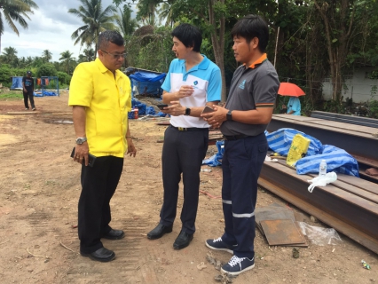 ไฟล์แนบ กปภ.สาขาสมุทรสงคราม ลงพื้นที่ติดตามความก้าวหน้าโครงการก่อสร้างสถานีเพิ่มแรงดันน้ำ 
