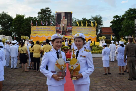 ไฟล์แนบ กปภ.สาขากำแพงเพชร เข้าร่วมพิธีถวายเครื่องราชสักการะและพิธีจุดเทียนถวายพระพรชัยมงคล เนื่องในโอกาสวันเฉลิมพระชนมพรรษา พระบาทสมเด็จพระเจ้าอยู่หัว