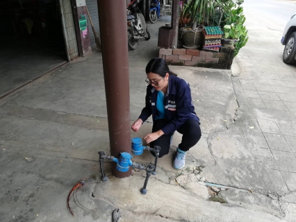 ไฟล์แนบ กปภ.สาขาพนมทวน เร่งปฏิบัติการลดน้ำสูญเสีย ลงพื้นที่ตรวจสอบมาตรและใช้ลวดตีตรามาตร ป้องกันการลักใช้น้ำ