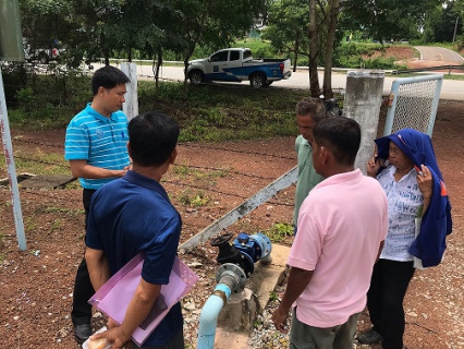 ไฟล์แนบ กปภ.สาขากำแพงเพชร ลงพื้นที่ให้ความรู้โครงการทบทวนความรู้ผู้ดูแลระบบประปา 