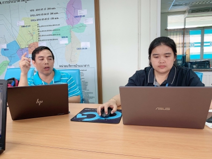 ไฟล์แนบ คณะผู้ตรวจสอบ ดำเนินการสุ่มตรวจสอบโครงการก่อสร้าง กปภ.สาขาบ้านนาสาร