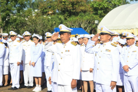 ไฟล์แนบ การประปาส่วนภูมิภาคสาขาทุ่งสง ร่วมพิธีทำบุญตักบาตรและถวายพวงมาลา น้อมรำลึกในพระมหากรุณาธิคุณพระบาทสมเด็จพระบรมชนกาธิเบศร มหาภูมิพลอดุลยเดชมหาราช บรมนาถบพิตร เนื่องในวันคล้ายวันสวรรคต 