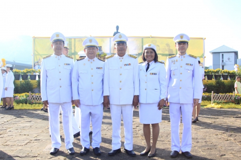 ไฟล์แนบ การประปาส่วนภูมิภาคสาขาทุ่งสง ร่วมพิธีทำบุญตักบาตรและถวายพวงมาลา น้อมรำลึกในพระมหากรุณาธิคุณพระบาทสมเด็จพระบรมชนกาธิเบศร มหาภูมิพลอดุลยเดชมหาราช บรมนาถบพิตร เนื่องในวันคล้ายวันสวรรคต 