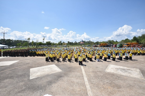 ไฟล์แนบ การประปาส่วนภูมิภาคสาขาชุมพร ร่วมกิจกรรมจิตอาสาร่วมพัฒนาปรับภูมิทัศน์ทำความสะอาดลำน้ำ คูคลองที่แก้มลิงหนองใหญ่