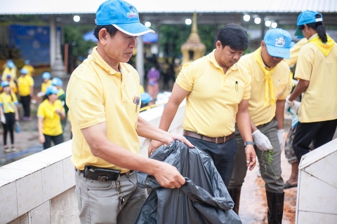 ไฟล์แนบ การประปาส่วนภูมิภาคสาขาชุมพร ร่วมกิจกรรม "จิตอาสาพัฒนาศาสนสถาน" ณ วัดชุมแสง หมู่ที่ 3 ตำบลทุ่งระยะ อำเภอสวี จังหวัดชุมพร