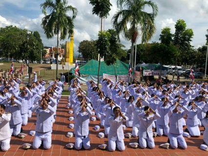ไฟล์แนบ การประปาส่วนภูมิภาคสาขากระบี่ เข้าร่วมพิธีวางพวงมาลาและพิธีถวายบังคม เนื่องในวันคล้ายวันสวรรคตพระบาทสมเด็จพระจุลจอมเกล้าเจ้าอยู่หัว 23 ตุลาคม 2562 