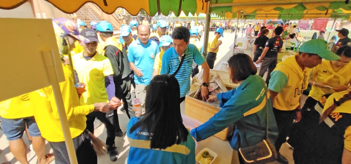 ไฟล์แนบ กปภ.สาขาอุบลราชธานี ร่วมกิจกรรม Big Cleaning Day และพิธีบายศรีสู่ขวัญ พิธีทางศาสนาแก่ผู้ประสบอุทกภัย และผู้ปฏิบัติงานช่วยเหลือผู้ประสบอุทกภัยในพื้นที่จังหวัดอุบลราชธานี