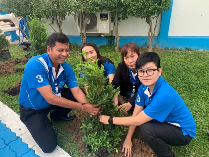 ไฟล์แนบ กปภ.สาขาสามพราน ร่วมกันปลูกต้นไม้โดยรอบสำนักงาน