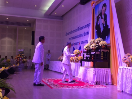 ไฟล์แนบ กปภ.สาขาพังงา ร่วมพิธีวางพานพุ่มดอกไม้สด เนื่องในวันพระบิดาแห่งฝนหลวง ประจำปี 2562  