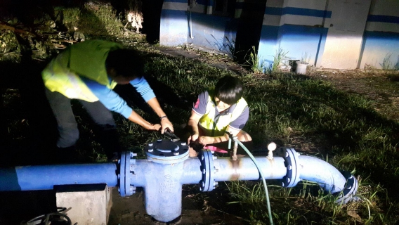 ไฟล์แนบ กปภ.สาขาบ้านผือออกหาท่อแตกรั่วตามโครงการลดน้ำสูญเสีย