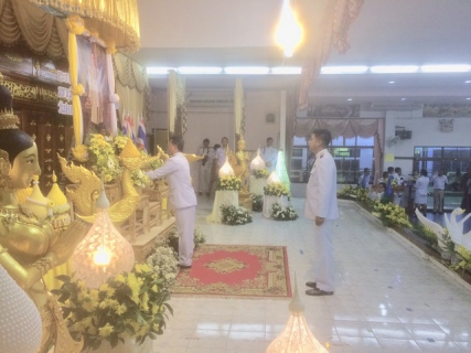 ไฟล์แนบ กปภ.สาขาพยุหะคีรี ร่วมพิธีถวายพานพุ่มราชสักการะ ถวายราชสดุดดี ถวายบังคม พระบาทสมเด็จพระบรมชนกาธิเบศรมหาภูมิพลอดุลยเดชมหาราช บรมนาถบพิตร และร่วมกิจกรรมทำบุญตักบาตร วันพ่อแห่งชาติ