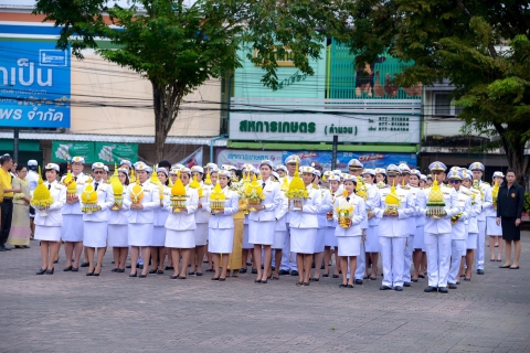 ไฟล์แนบ การประปาส่วนภูมิภาคสาขาชุมพร ร่วมพิธีถวายพานพุ่มดอกไม้และถวายบังคม ณ เวทีบริเวณลานอเนกประสงค์ เทศบาลเมืองชุมพร