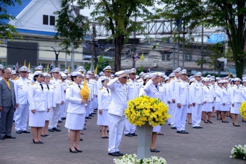 ไฟล์แนบ การประปาส่วนภูมิภาคสาขาชุมพร ร่วมพิธีถวายพานพุ่มดอกไม้และถวายบังคม ณ เวทีบริเวณลานอเนกประสงค์ เทศบาลเมืองชุมพร