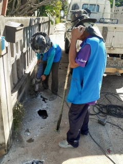ไฟล์แนบ กปภ.สาขาลำปลายมาศจัดกิจกรรมตามโครงการเติมใจให้กัน ณ บ้านหินโคน