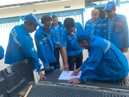 ไฟล์แนบ กปภ.สาขาสามพราน ลงพื้นที่สำรวจหาท่อแตก/รั่ว เพื่อลดน้ำสูญเสียและเพิ่มปริมาณน้ำจำหน่าย