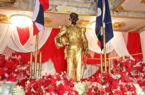 ไฟล์แนบ การประปาส่วนภูมิภาคสาขาชุมพร ร่วมกิจกรรมพิธีบวงสรวงดวงพระวิญญาณ เสด็จในกรมหลวงชุมพรฯ ครบ 139 ปี