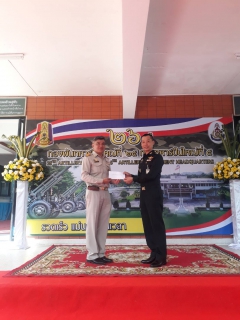 ไฟล์แนบ การประปาส่วนภูมิภาคสาขาชุมพรเข้าร่วมพิธีวันคล้ายวันสถาปนาหน่วยครบรอบปีที่ 26 บริเวณกองพันทหารปืนใหญ่ที่ 25
