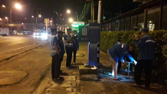 ไฟล์แนบ กปภ.สาขาสามพราน ลงพื้นที่ช่วงเวลากลางคืนทำ Step Test บริเวณ DMA 02 บริเวณร้านอาหาร JSM