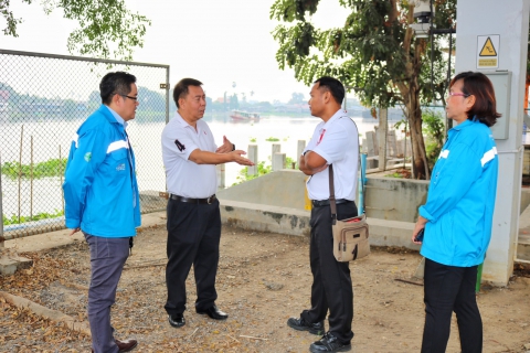 ไฟล์แนบ กปภ.สาขาปทุมธานี ให้การต้อนรับคณะเจ้าหน้าที่ บริษัท ไทยน้ำทิพย์ จำกัด ในการเข้าเยี่ยมชมระบบผลิตน้ำประปา
