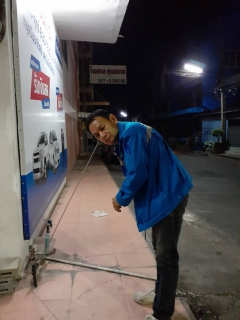 ไฟล์แนบ กปภ.สาขาสามพราน ลงพื้นที่สำรวจหาท่อแตก/รั่ว เพื่อลดน้ำสูญเสียและเพิ่มปริมาณน้ำจำหน่าย