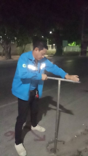 ไฟล์แนบ กปภ.สาขาสามพราน ลงพื้นที่ช่วงเวลากลางคืนทำ Step Test บริเวณ DMA 02 หน้าร้านอาหาร JSM